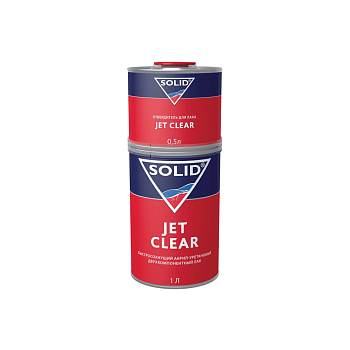 Лак быстрый SOLID JET CLEAR (1000+500 мл) - экспресс лак 2+1 (в комп. с отвердит.)